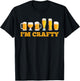 Craft Beer I'm Crafty Home Brew Beer T-Shirt - T-Shirt | Black