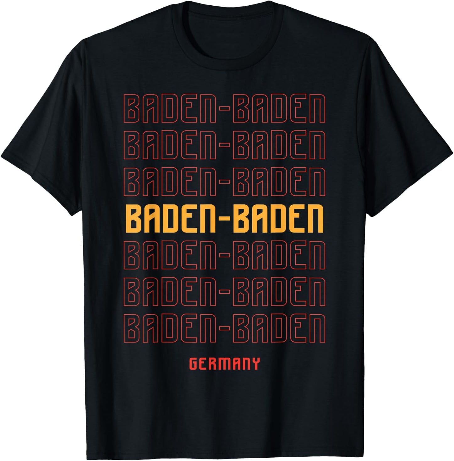 Baden Baden Germany T-Shirt - T-Shirt | Black