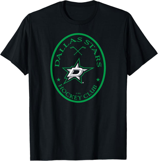 Dallas Stars Iconic Black Officially Licensed T-Shirt - T-Shirt | Black