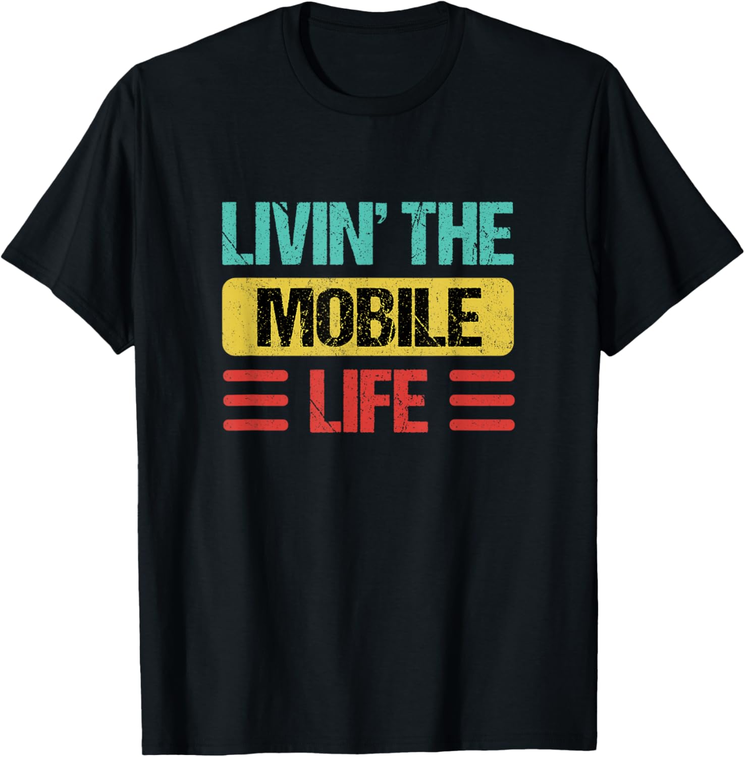 Mobile T-Shirt - T-Shirt | Black