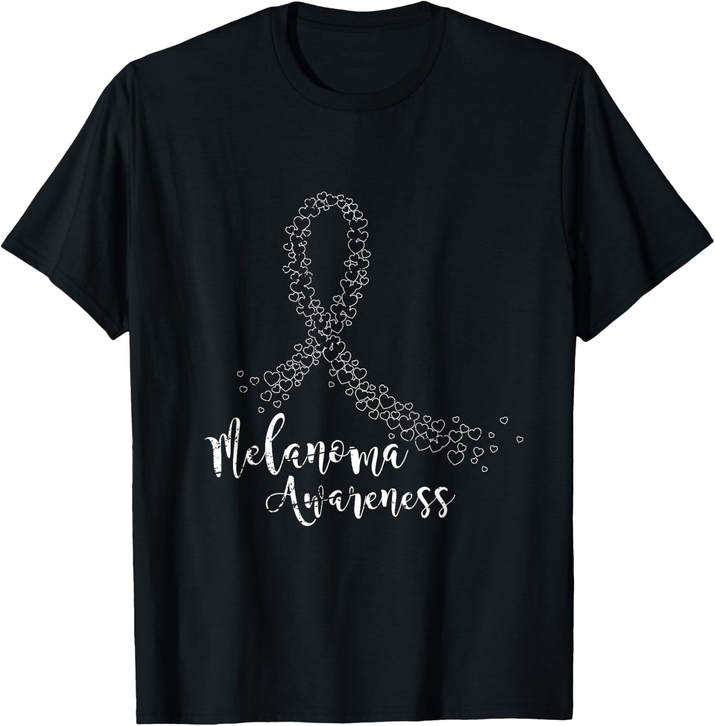 Melanoma Awareness Skin Cancer Awareness T-Shirt - T-Shirt | Black