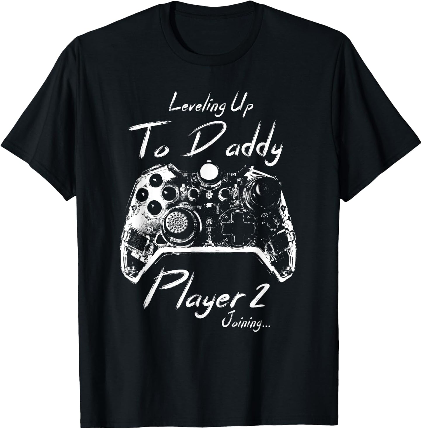 Soon To Be Daddy 2025 Promoted to Dad 2025 Funny Dad T-Shirt - T-Shirt | Black