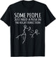 Some People Just Need A Push Funny Sarcasm Graphic T-Shirt - T-Shirt | Black