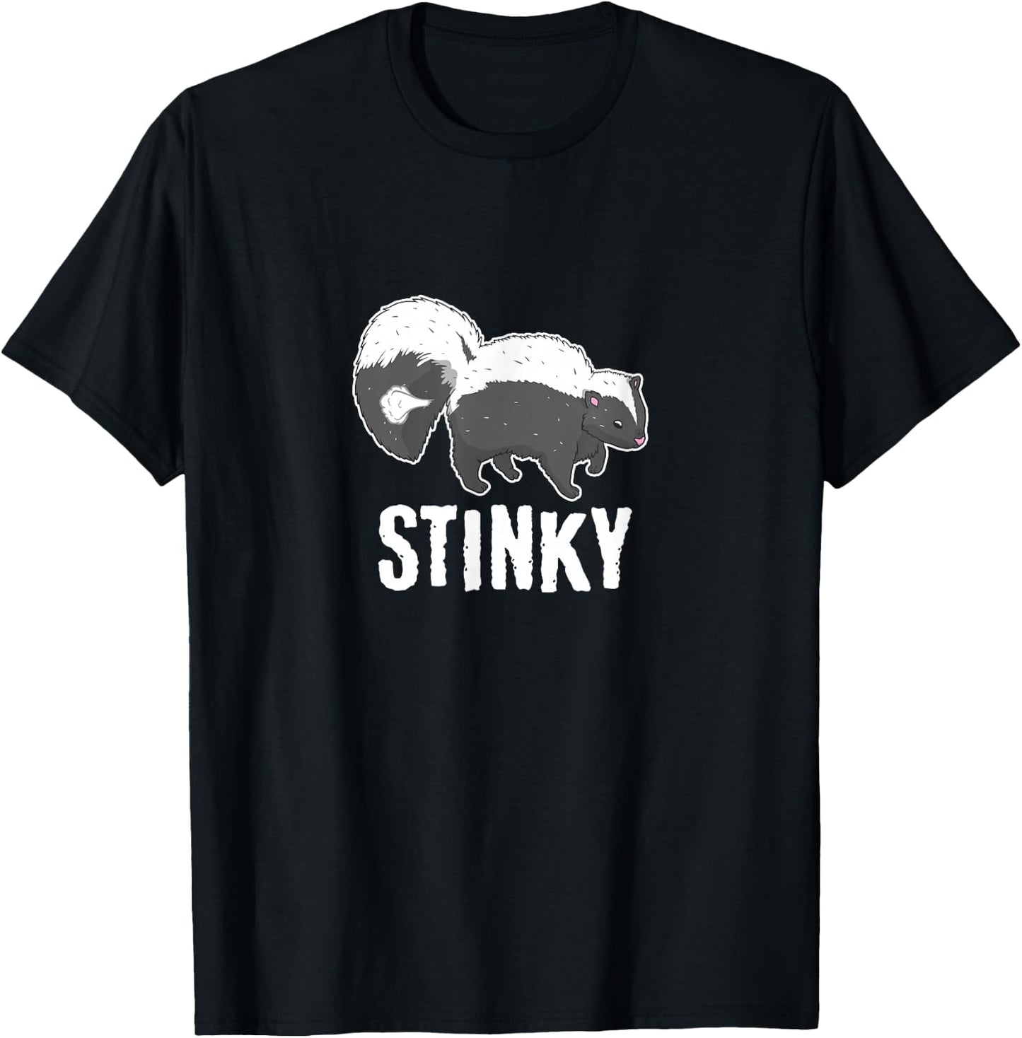 Stinky Skunk Smell Polecat Mammal Animal Lover Kids T-Shirt - T-Shirt | Black