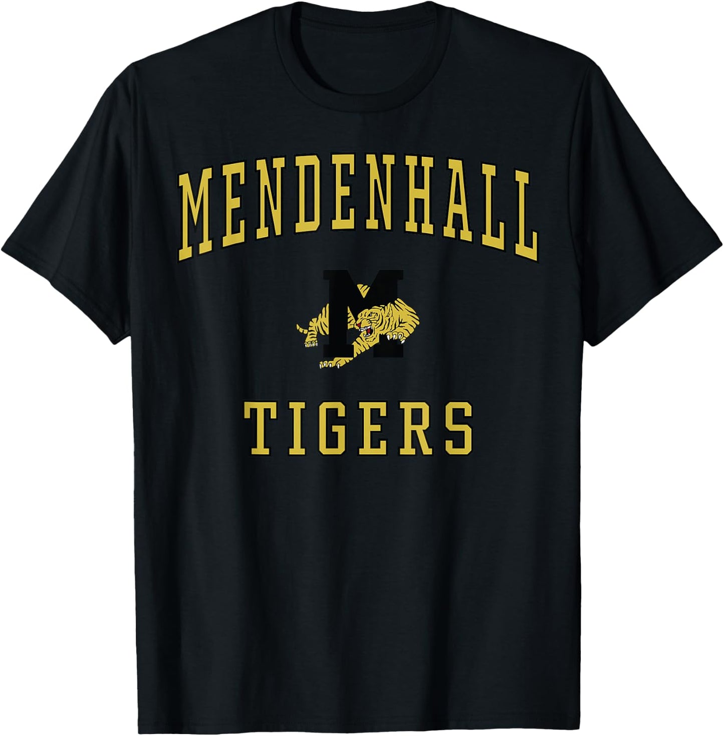 Mendenhall High School Tigers T-Shirt - T-Shirt | Black