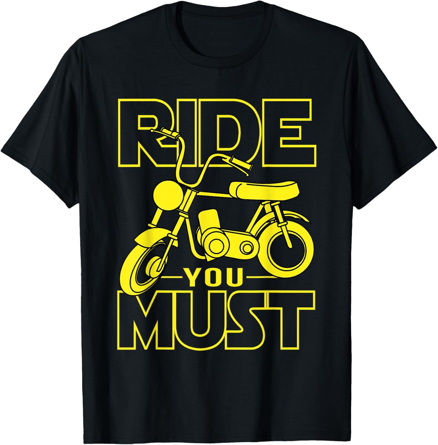 Minibike Mini Motorbike Funny Pocket Bike T-Shirt - T-Shirt | Black