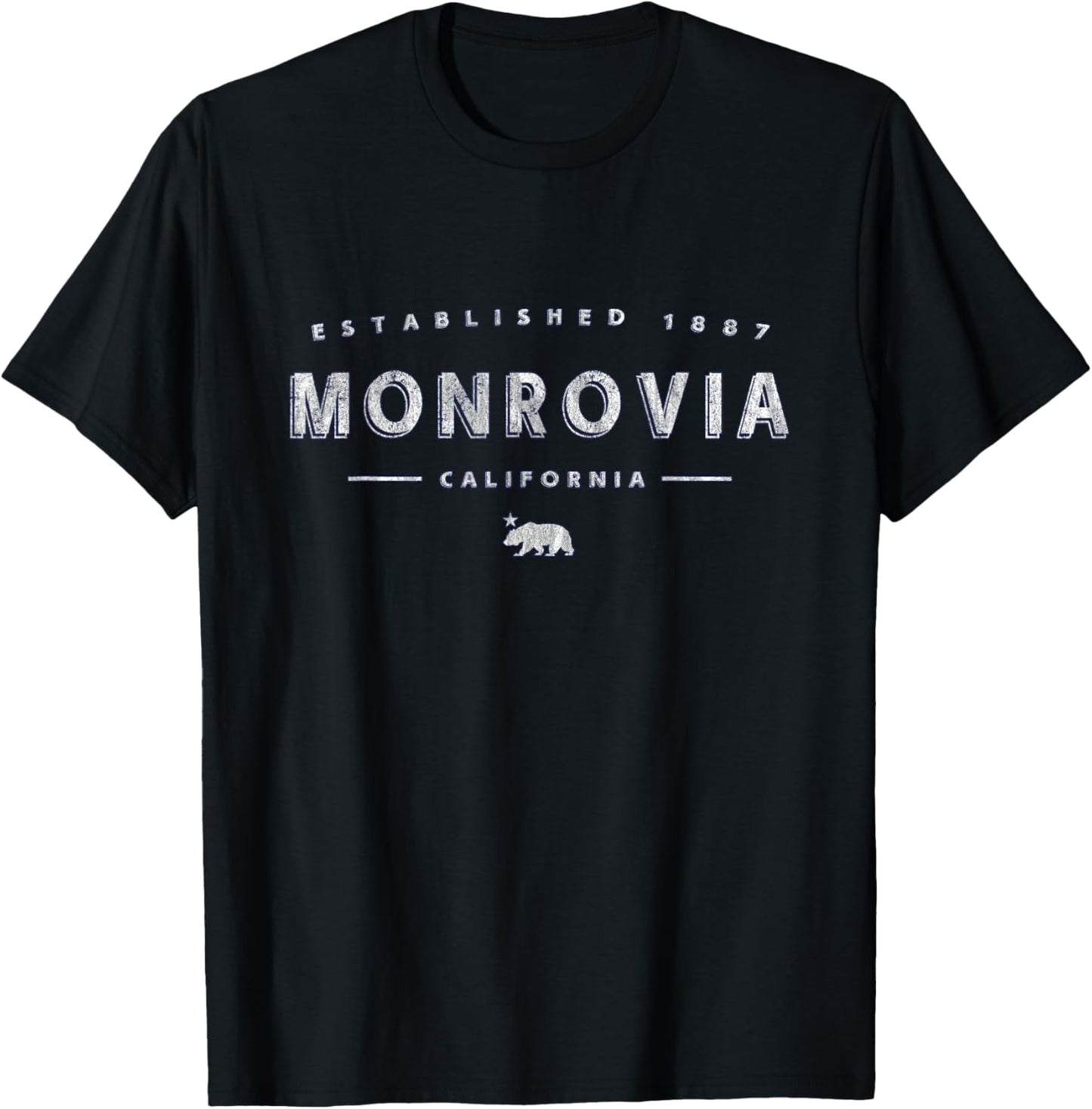 Monrovia California - Monrovia CA T-Shirt - T-Shirt | Black