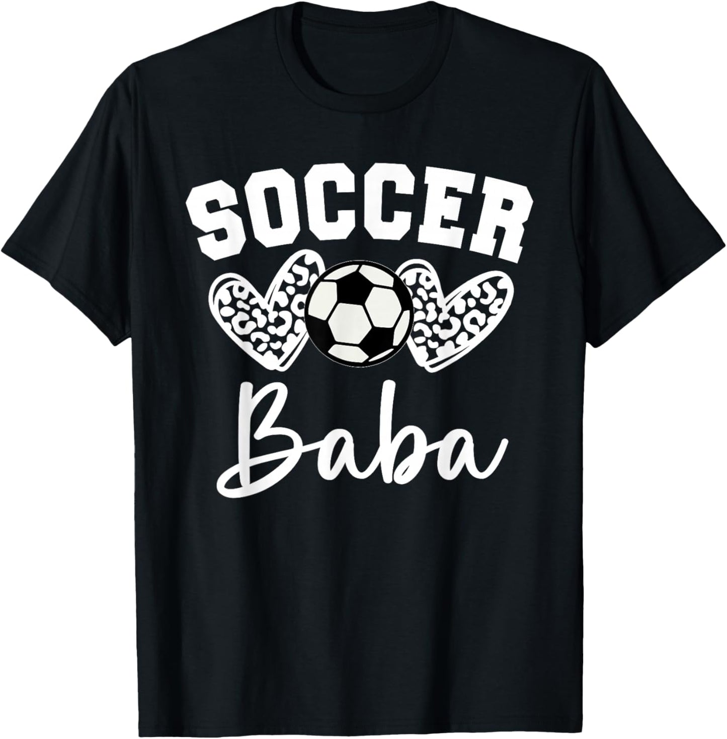 Soccer Baba Matching Family Soccer T-Shirt - T-Shirt | Black