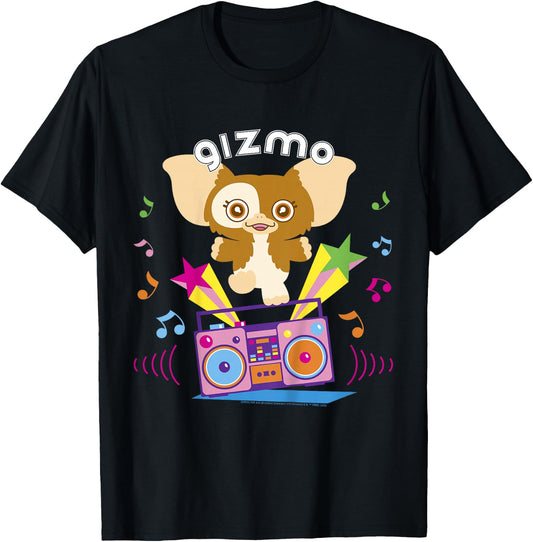 Kids Gremlins Gizmo Party Portrait T-Shirt - T-Shirt | Black