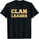 Clan Leader - Clash on Shirts T-Shirt - T-Shirt | Black
