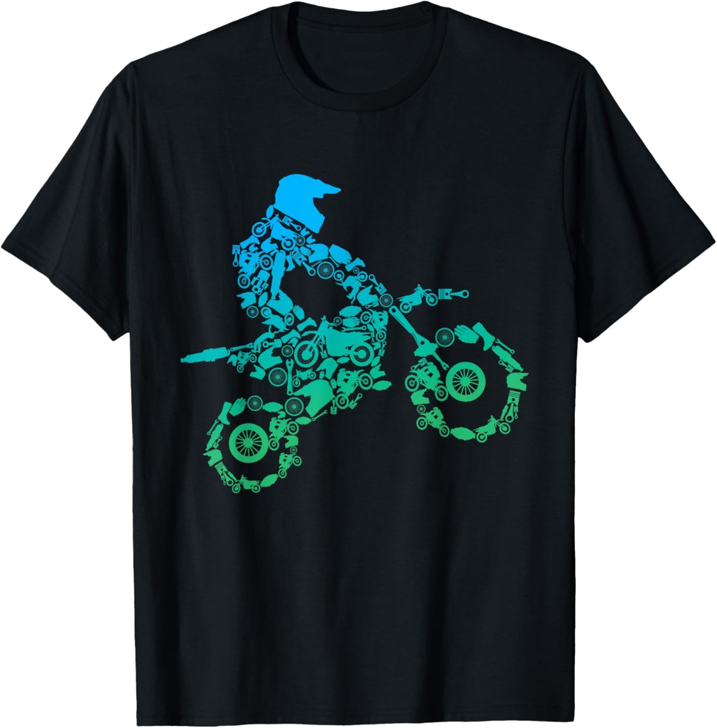 Mechanic's Choice: Dirt Bike Spare Parts MX Rider Men Boys T-Shirt - T-Shirt | Black