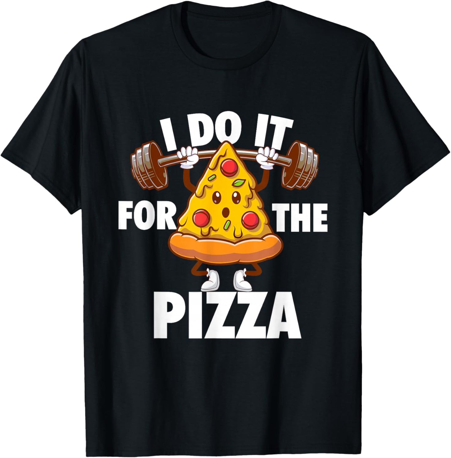 I Do It For The Pizza - Food Lover Pizza Baker T-Shirt - T-Shirt | Black