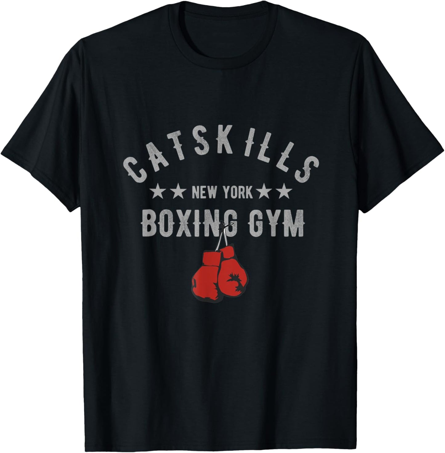 Vintage Catskills New York Boxing Gym Boxing Day T-Shirt - T-Shirt | Black