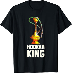 Hookah Bar And Waterpipe - Hookah King T-Shirt - T-Shirt | Black