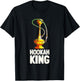 Hookah Bar And Waterpipe - Hookah King T-Shirt - T-Shirt | Black