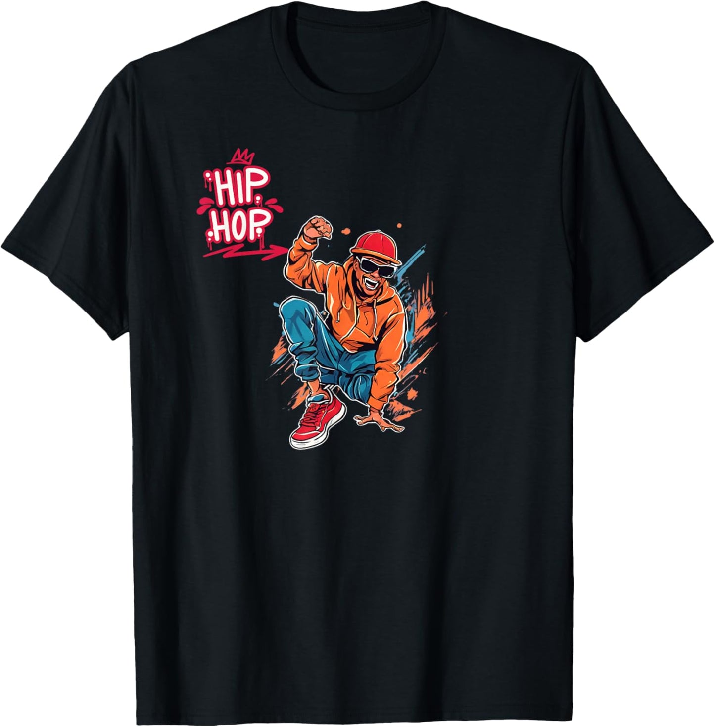 Breakdancer - Breakbeat - Hip Hop - Break Dance T-Shirt - T-Shirt | Black
