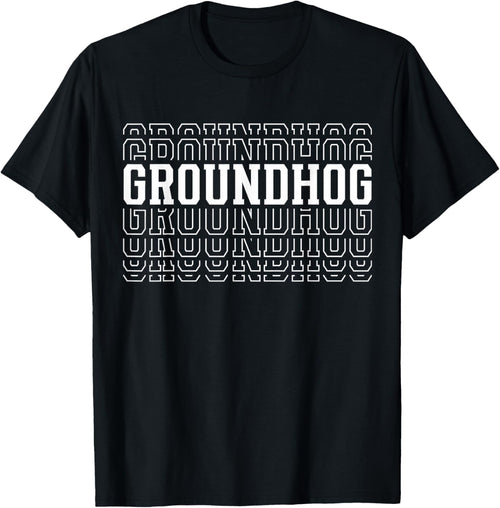 Groundhog Layered Text Costume Animal Lover
