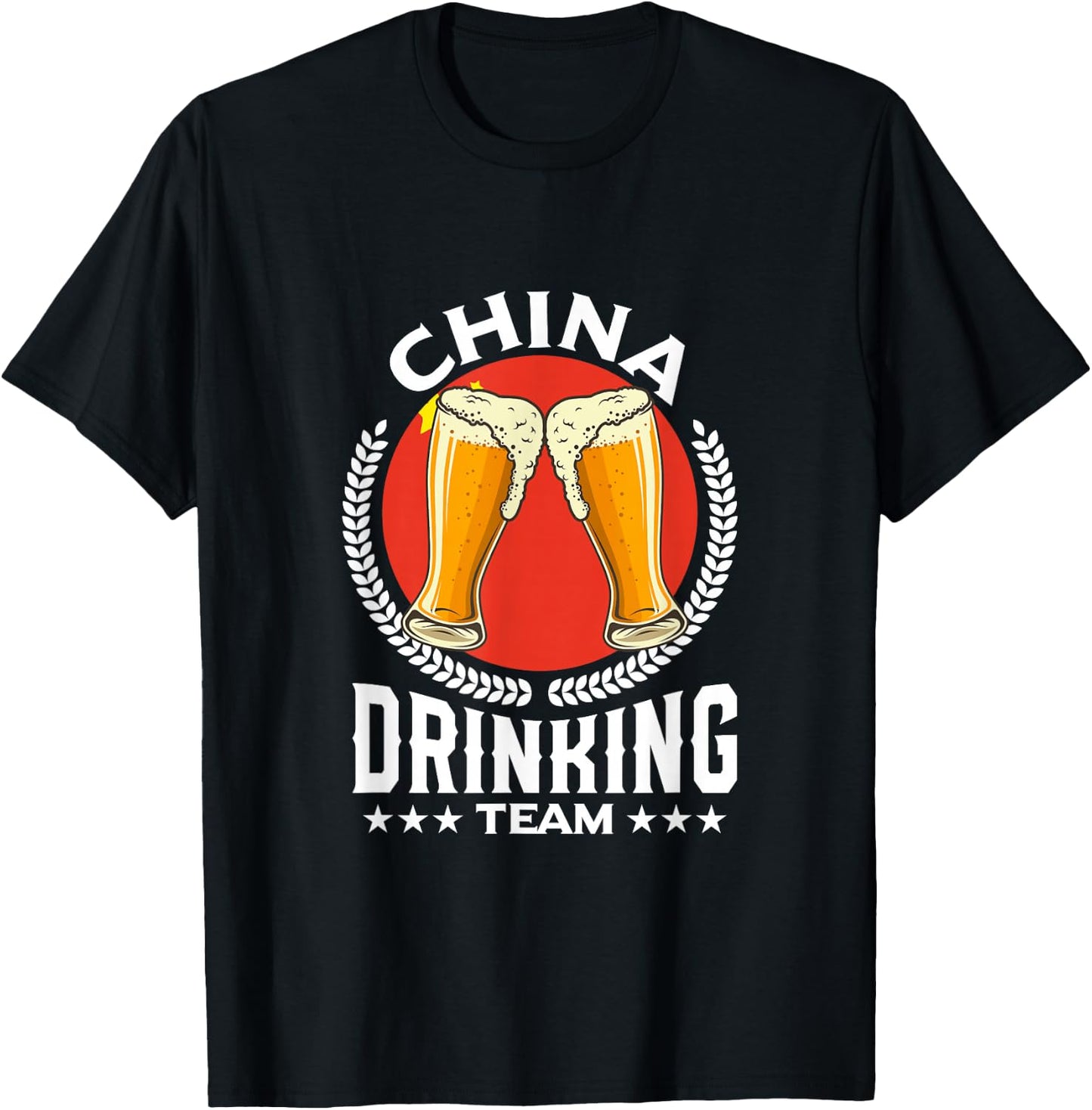 China Drinking Team T-Shirt - T-Shirt | Black