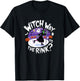 Witch Way to The Rink Funny Spooky Halloween Ice skating T-Shirt - T-Shirt | Black