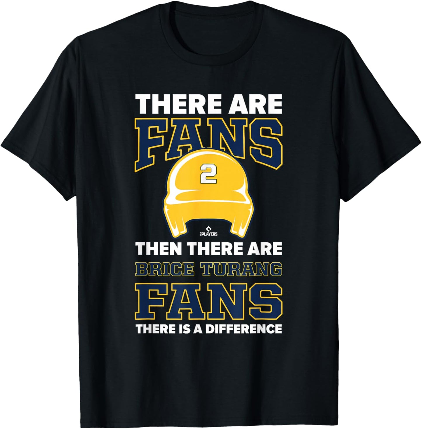 There are Fans Brice Turang Milwaukee Baseball MLBPA T-Shirt - T-Shirt | Black
