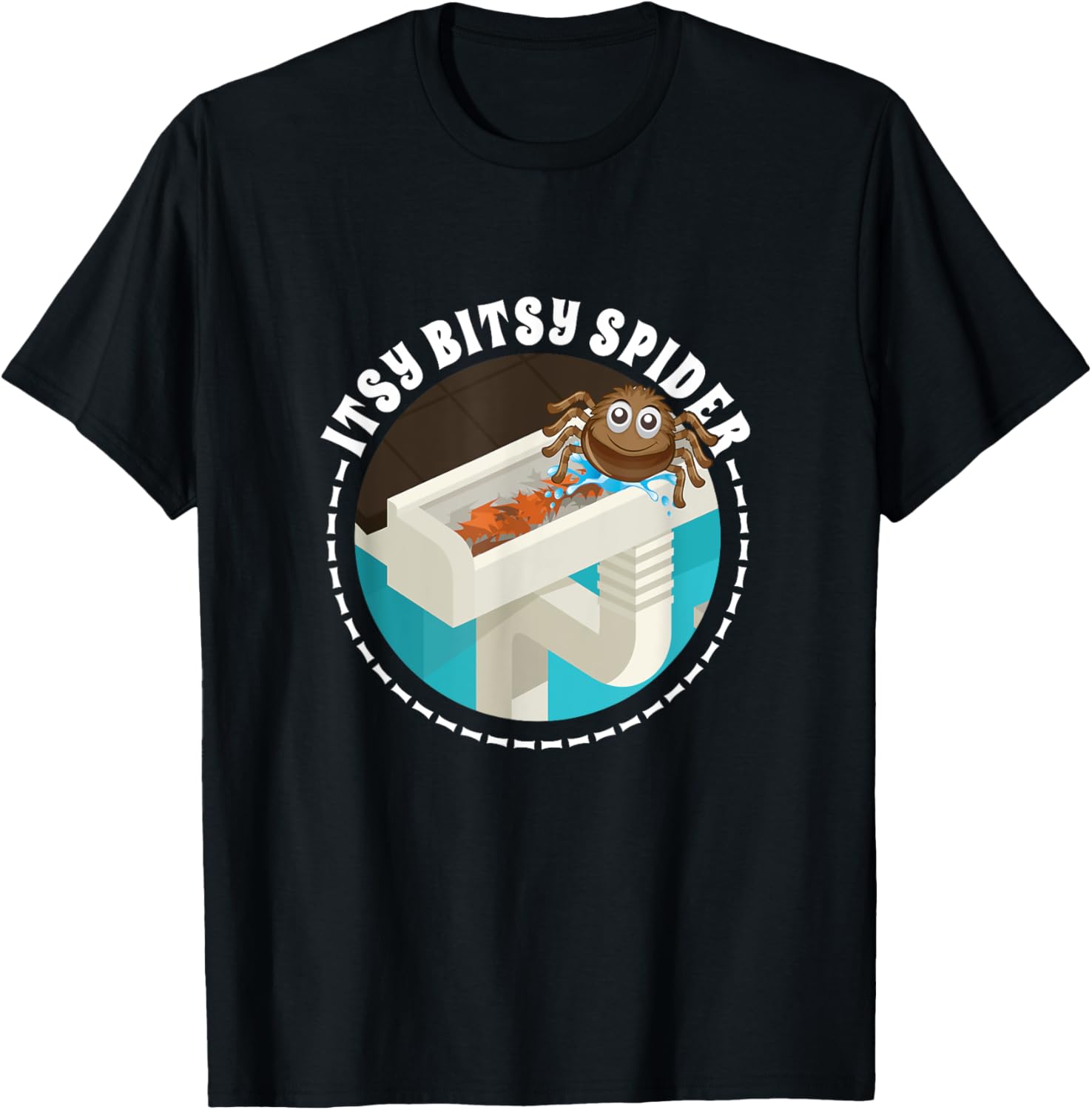 Itsy Bitsy - Spider Nursery Rhyme Kids Halloween Costume T-Shirt - T-Shirt | Black