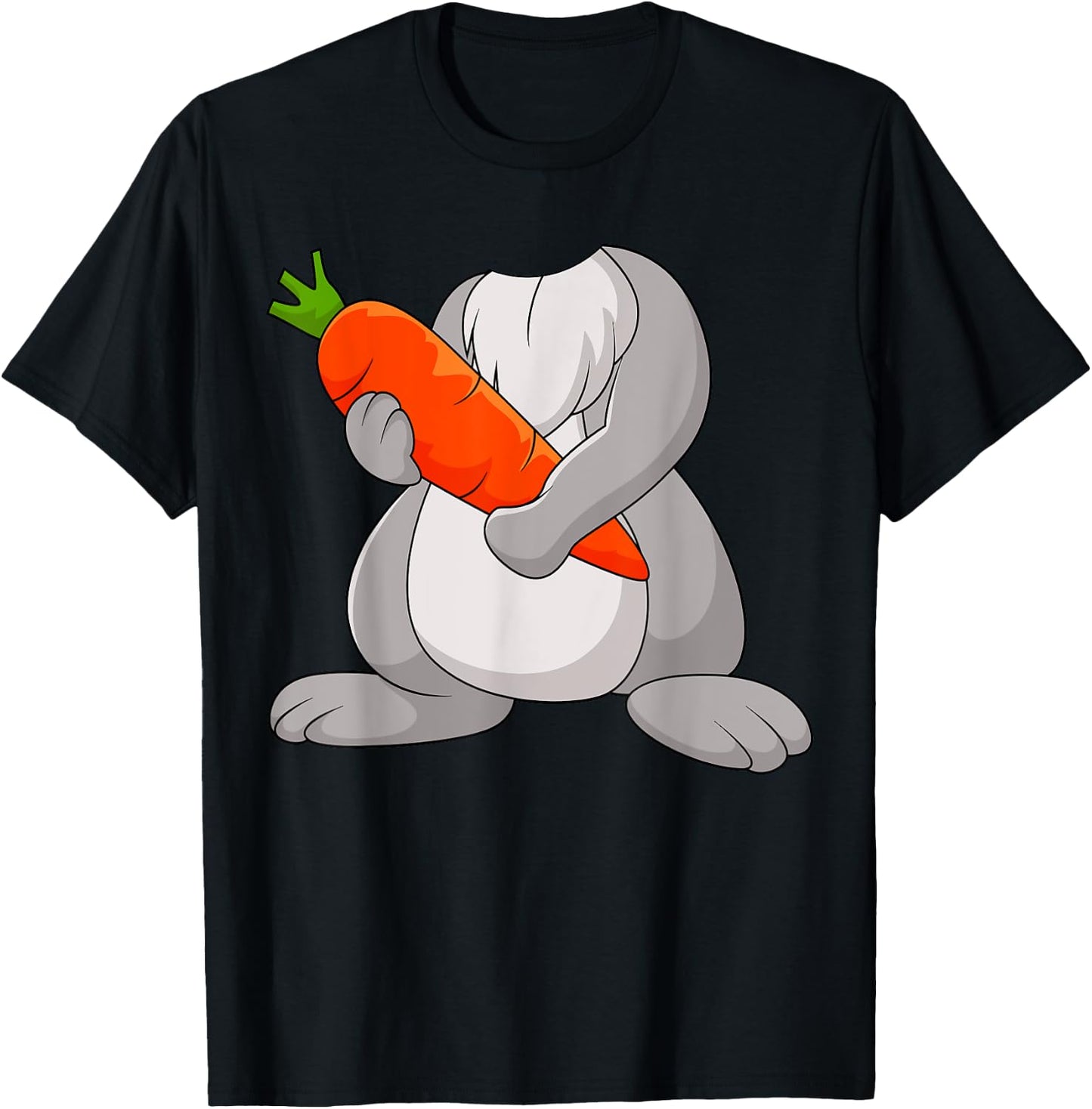 Funny Rabbit Body DIY Costume Bunny Cosplay Halloween Day T-Shirt - T-Shirt | Black