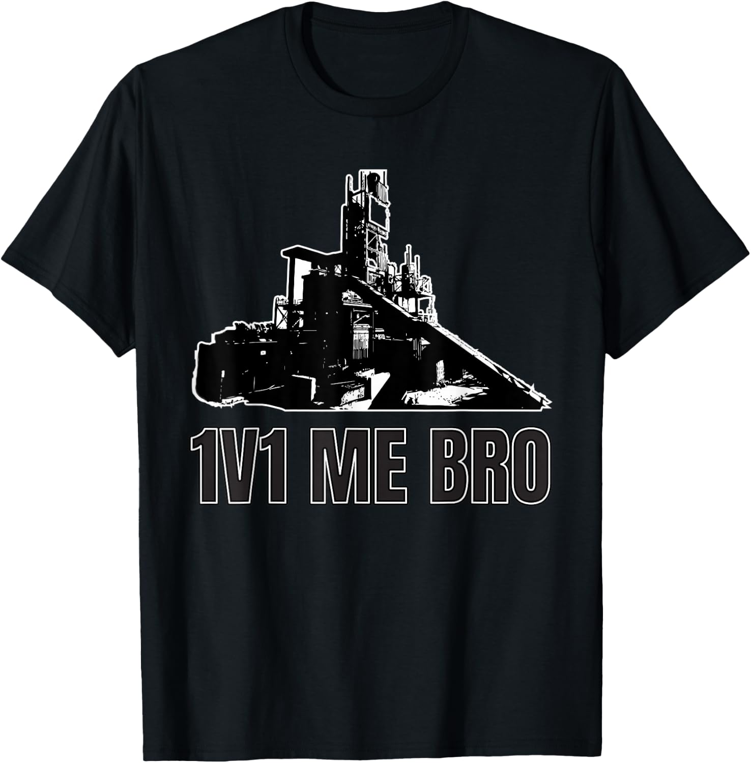 1V1 Me Bro - COD Rust Gift T-Shirt - T-Shirt | Black