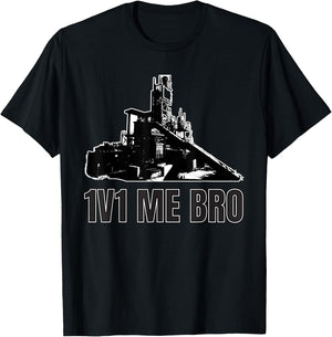 1V1 Me Bro - COD Rust Gift T-Shirt - T-Shirt | Black