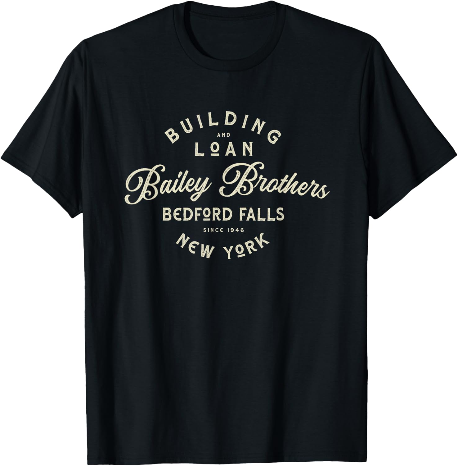 Christmas, Bailey Brothers Building & Loan. Holiday Classic T-Shirt - T-Shirt | Black