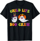 Child Life Boo Crew Ghost Halloween Child Life Specialist T-Shirt - T-Shirt | Black
