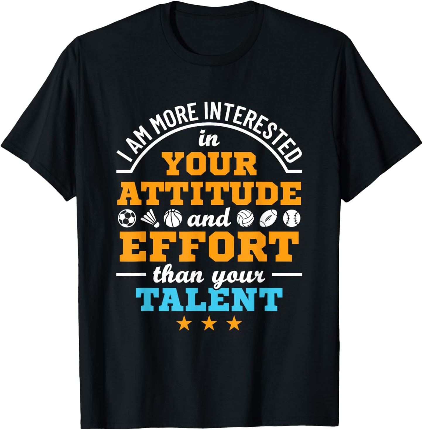 PE Teacher More Interested in Attitude and Effort Motivation Women Girls Kids T-Shirt - T-Shirt | Black