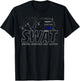SWAT Special Weapons and Tactics Team Shirt, Police Officer T-Shirt - T-Shirt | Black