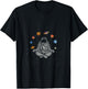 Planets Space Travel Astronomy Astronaut T-Shirt - T-Shirt | Black