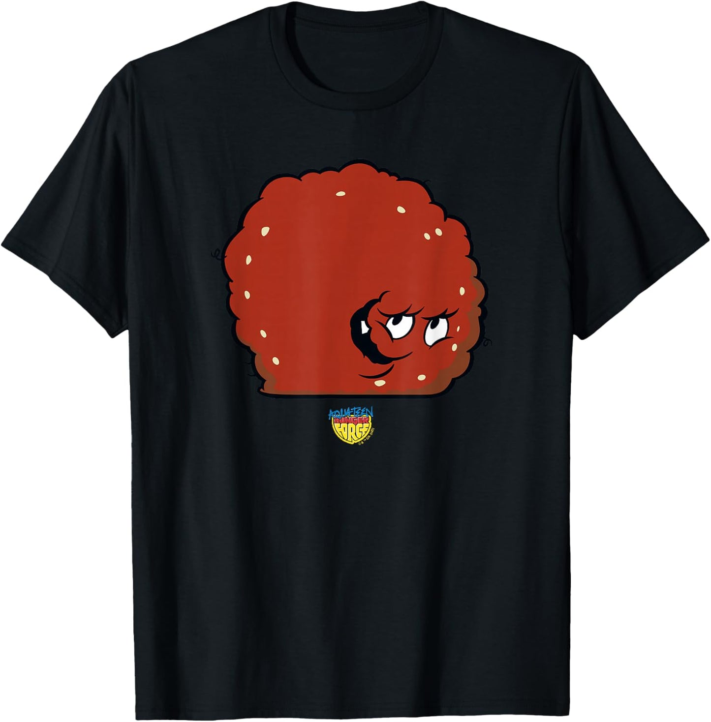 Aqua Teen Hunger Force Meatwad Big Face T-Shirt - T-Shirt | Black