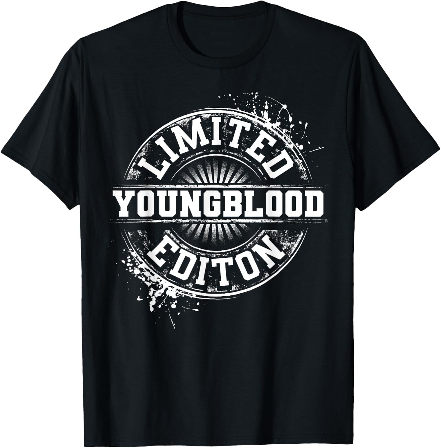 YOUNGBLOOD Funny Surname Family Tree Birthday Reunion Gift T-Shirt - T-Shirt | Black