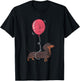 Balloon Dachshund T-Shirt - T-Shirt | Black