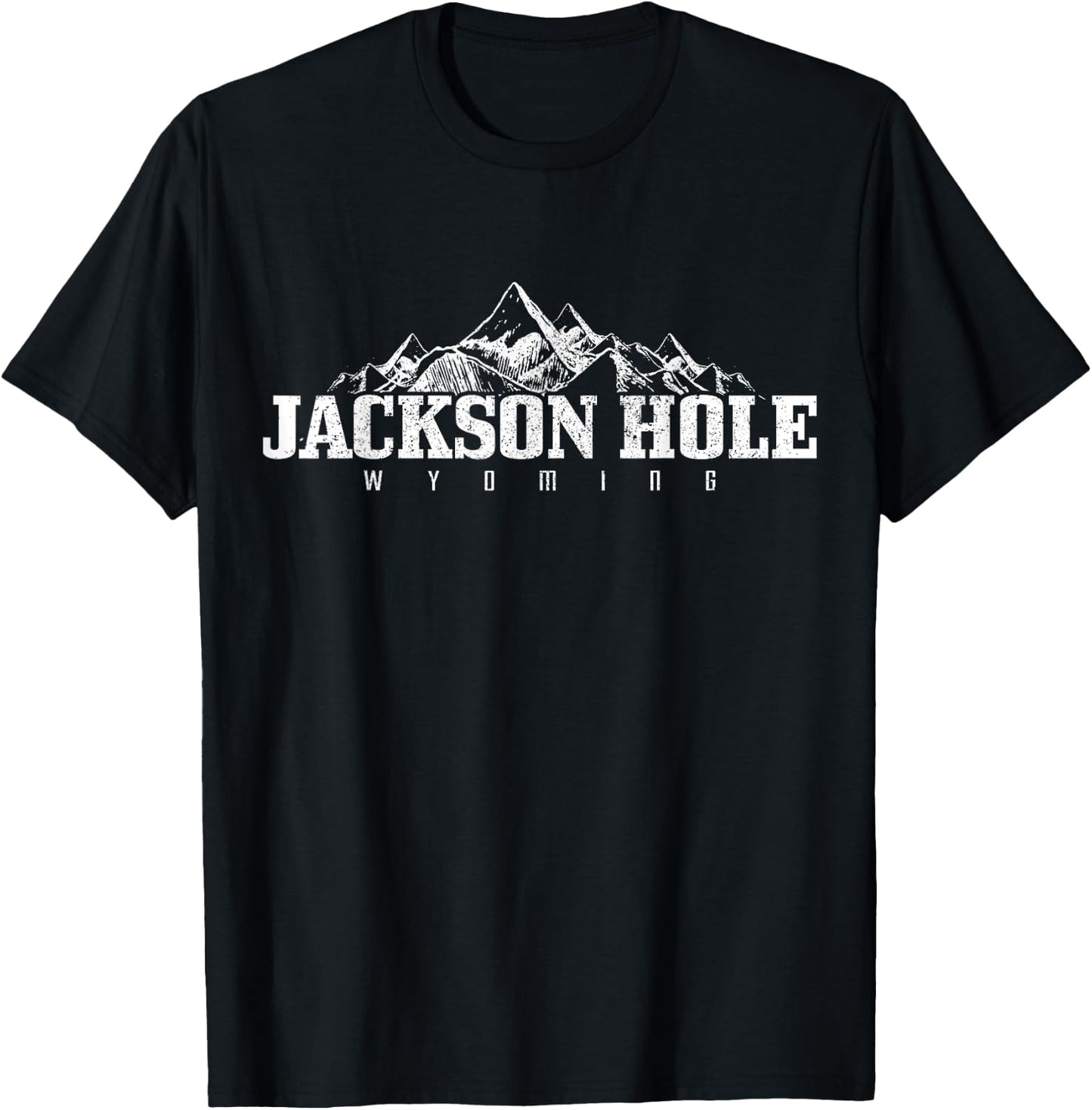 Jackson Hole Wyoming Mountains Pride Gift T-Shirt - T-Shirt | Black