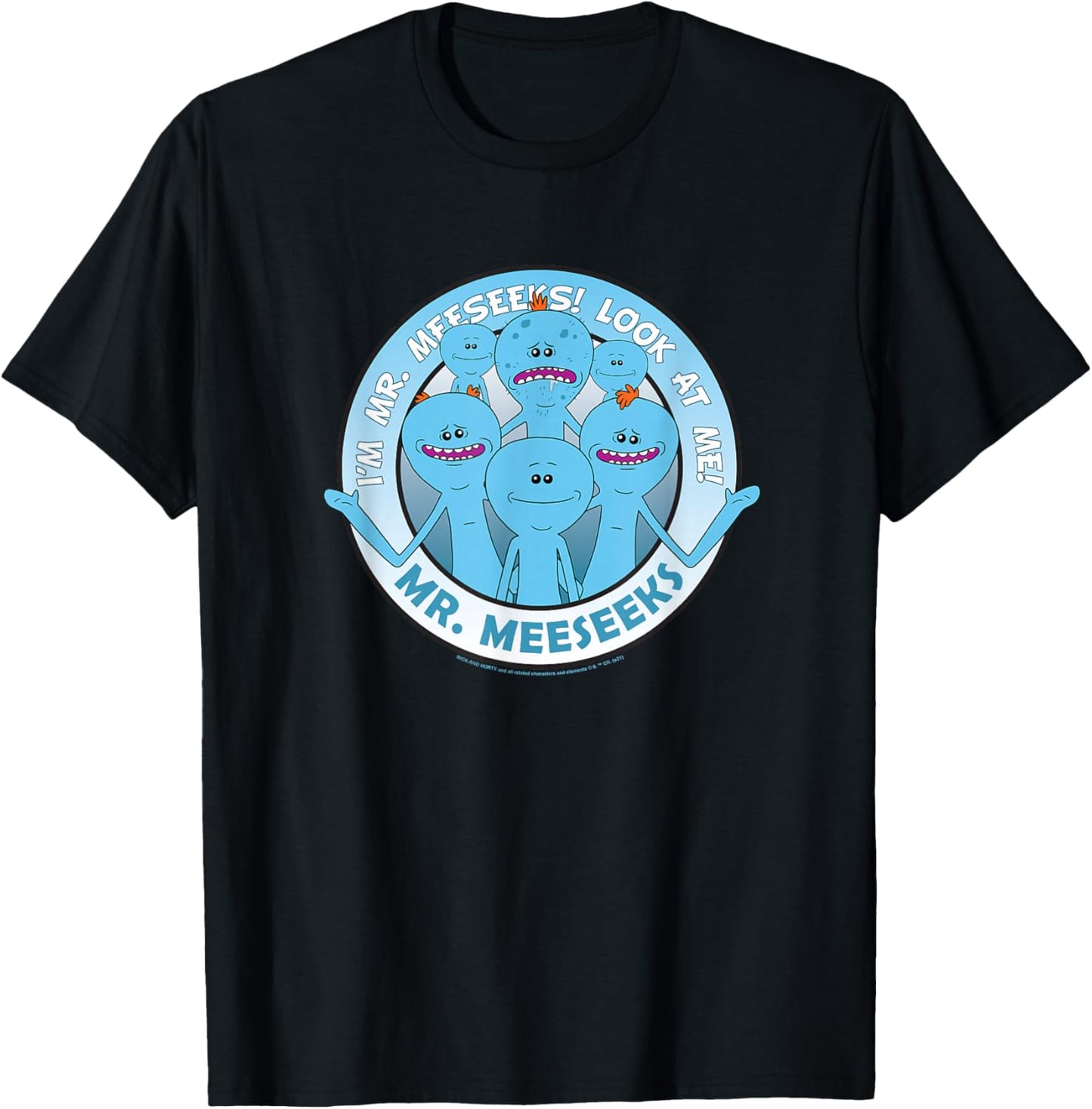 Rick and Morty Mr. Meeseeks T-Shirt - T-Shirt | Black