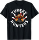 Funny Bowling Shirt For Kids or Adults | Turkey Hunters T-Shirt - T-Shirt | Black