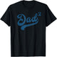 Dad2 Squared Vintage Father's Day Daddy of 2 Kids Father T-Shirt - T-Shirt | Black