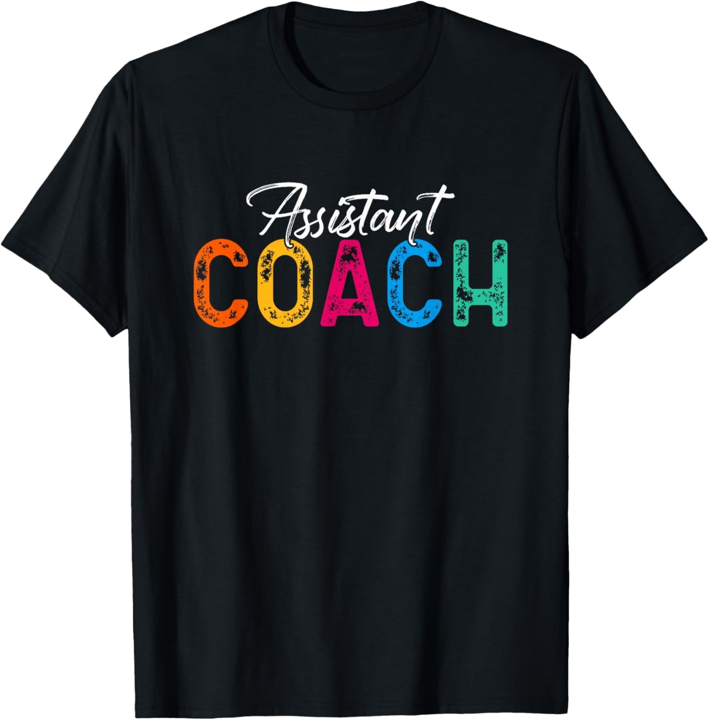 Assistant Coach Funny Sports Coaching Design Women T-Shirt - T-Shirt | Black