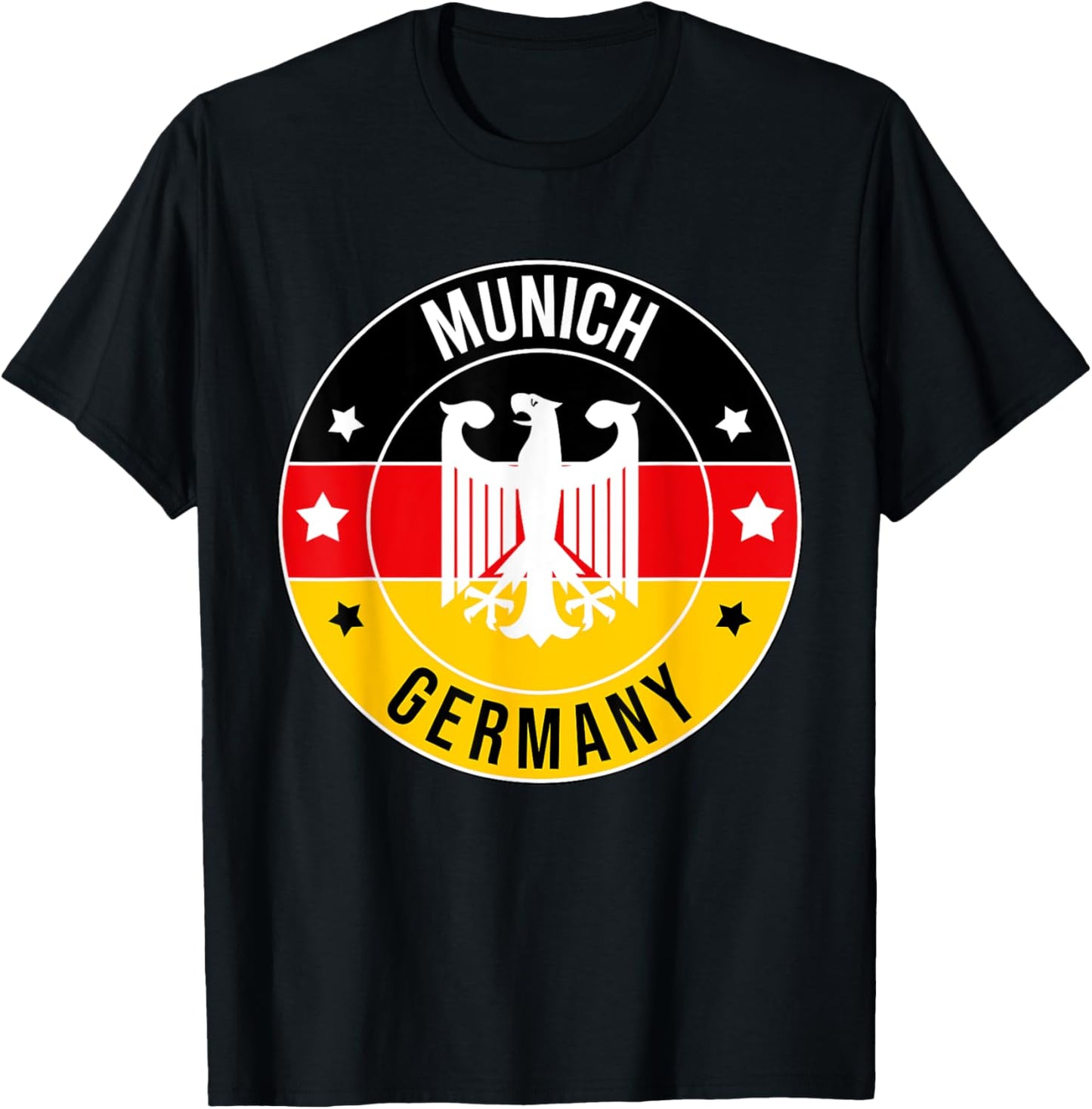 Funny German Flag Beer Boot Munich Germany Oktoberfest Men T-Shirt - T-Shirt | Black