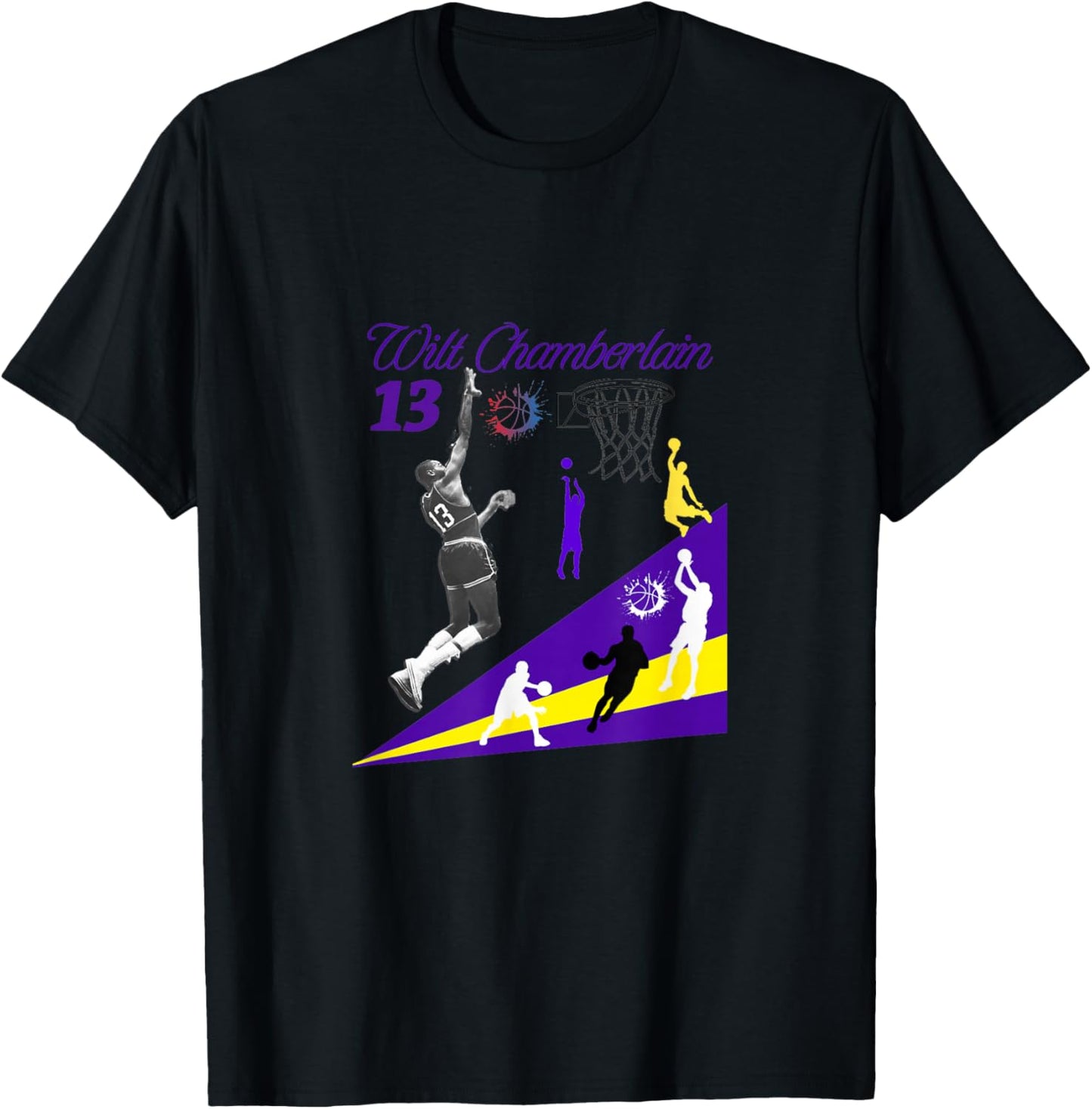 Wilt Chamberlain_NBA_001 T-Shirt - T-Shirt | Black
