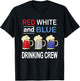 Drinking Crew 4th Of July Independence Day Beer T-Shirt - T-Shirt | Black