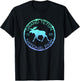 Grand Teton National Park Weathered Elk Design Souvenir T-Shirt - T-Shirt | Black