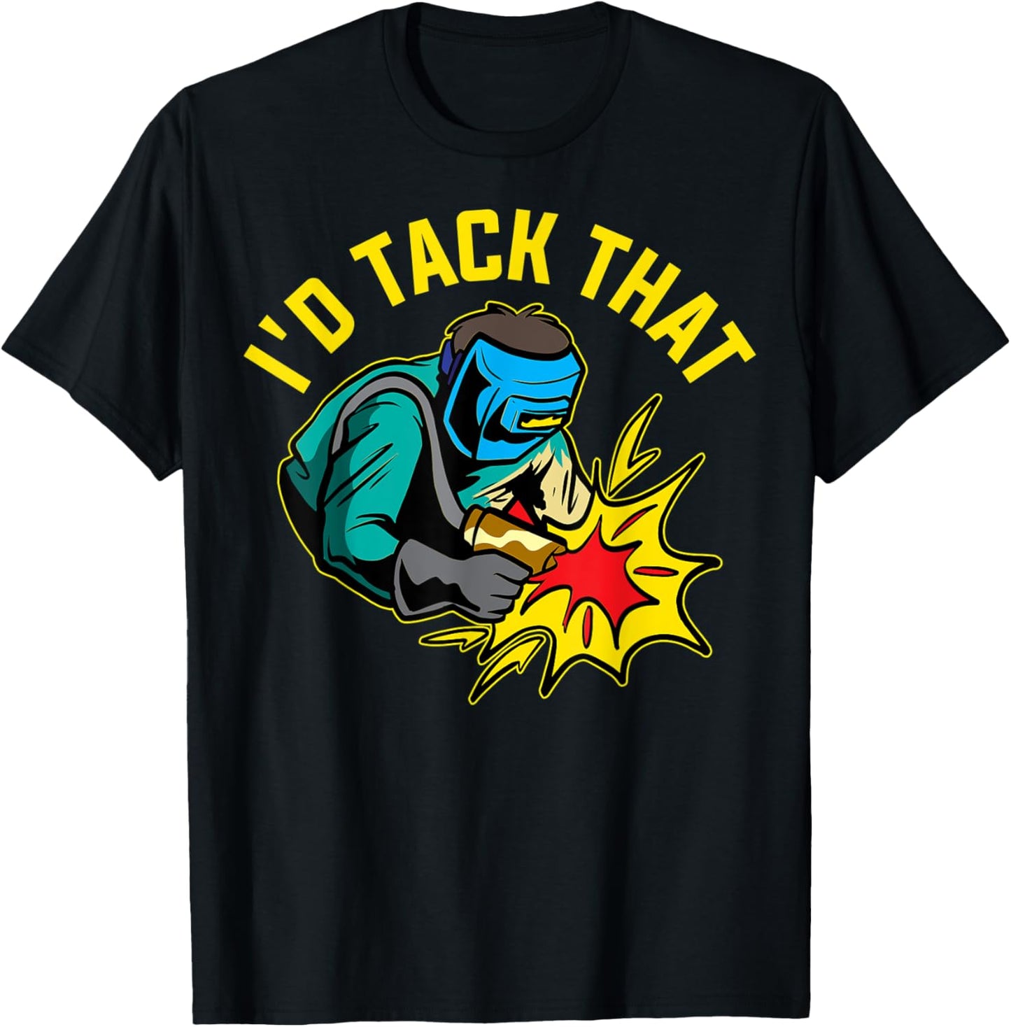 Id Tack That T-Shirt - T-Shirt | Black
