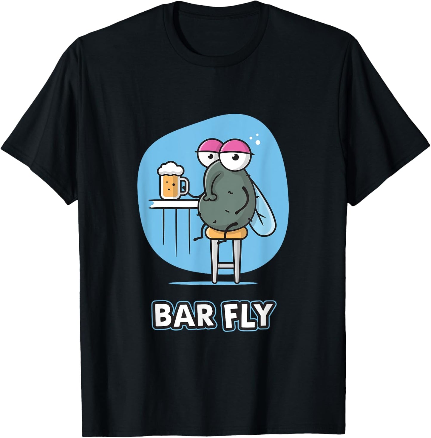 Bar Fly T-Shirt - T-Shirt | Black