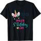 Unicorn Sister of the 5th Birthday Girl Shirt Matching Sis T-Shirt - T-Shirt | Black