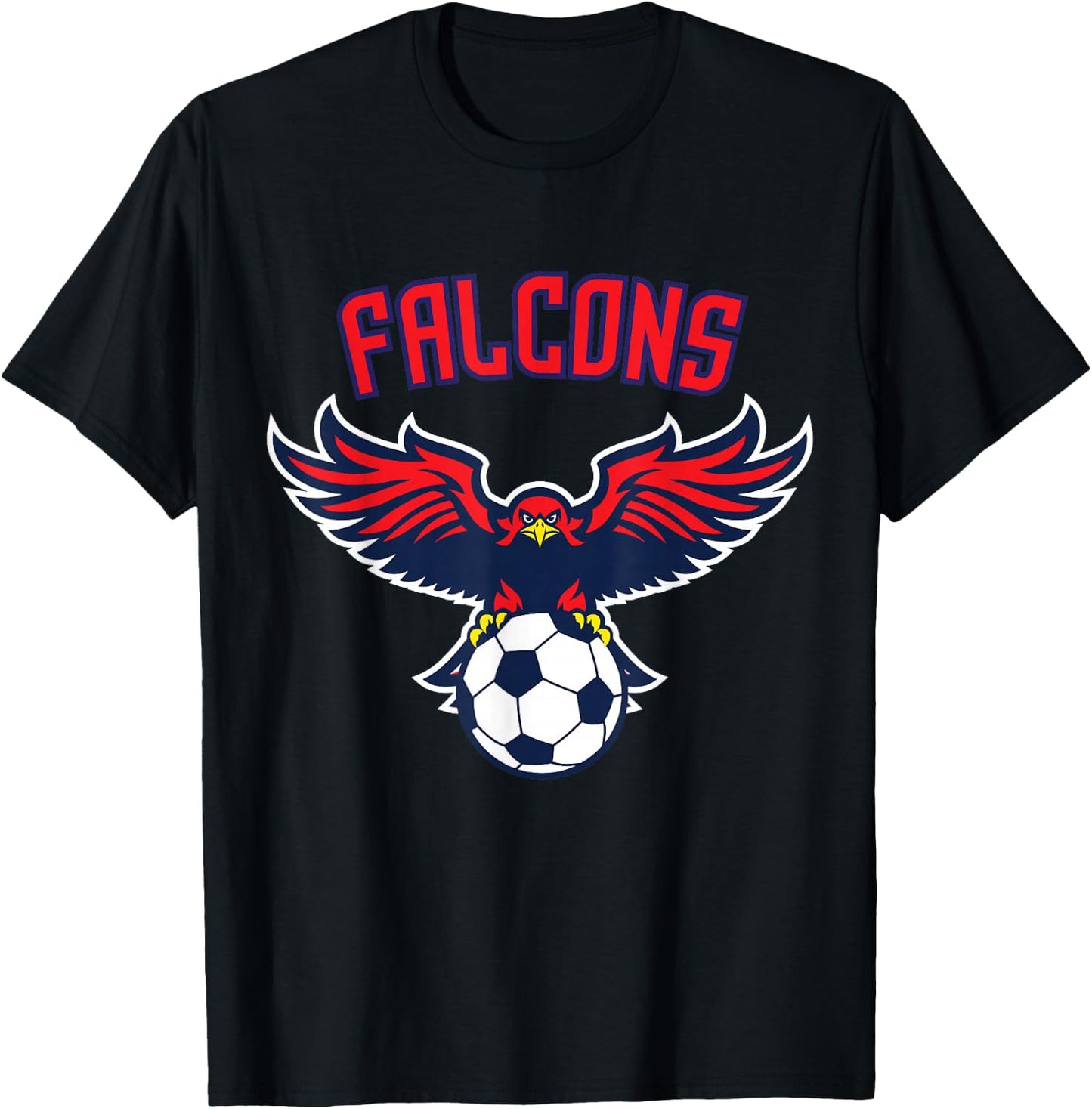 Falcons Soccer T-Shirt - T-Shirt | Black