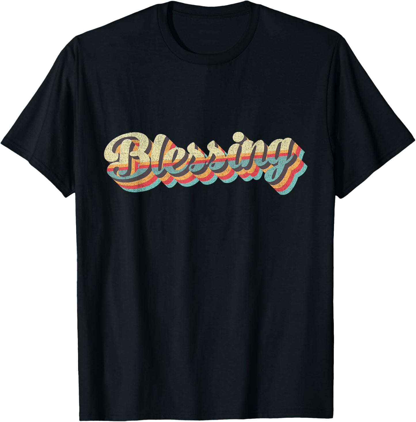 Vintage Blessing in Disguise Funny Halloween Costume Idea T-Shirt - T-Shirt | Black